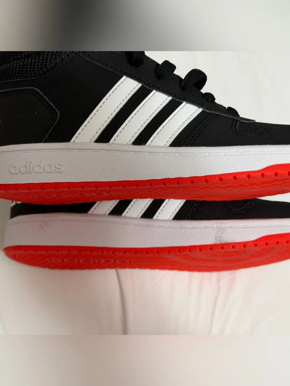 🆕 Adidas Hoops Mid 2.0 K High-Top Basketball Sneakers Boys Size 2.5 Youth